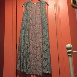 Long lace cardigan from LuLaRoe small